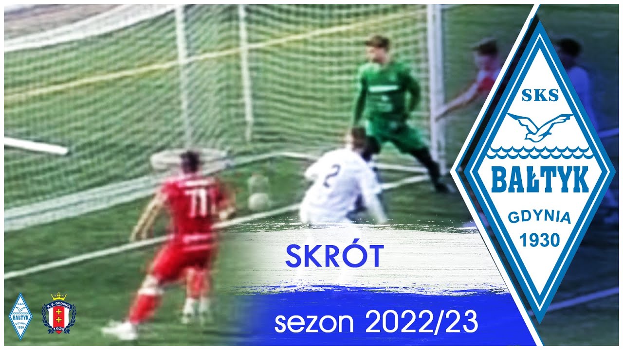Bałtyk Gdynia - Gedania Gdańsk 0:1 || skr&oacute;t || 6.05.2023