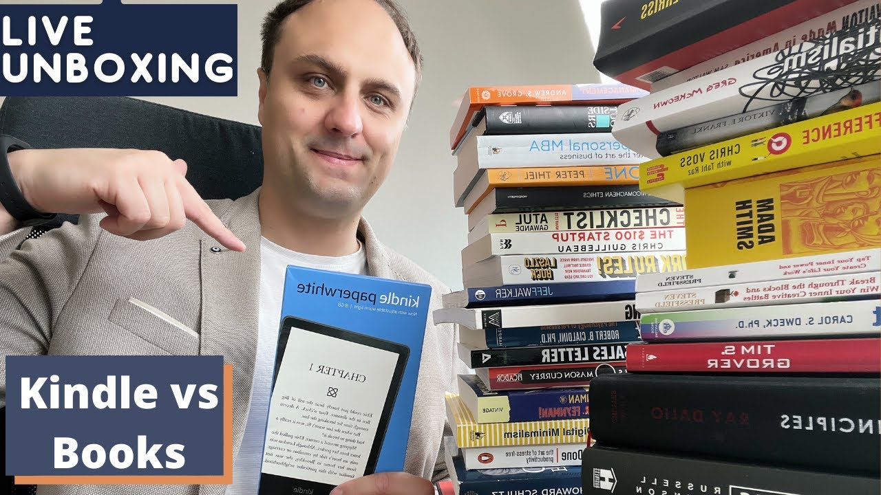 Kindle vs Physical Books - Live Unboxing Party