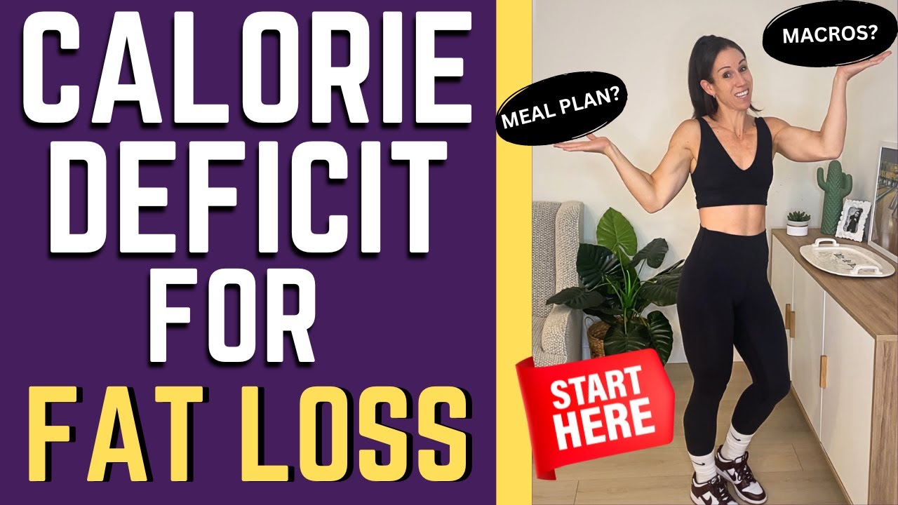CALORIE DEFICIT Diet Plan For FAT LOSS | Calorie & Macro Calculator