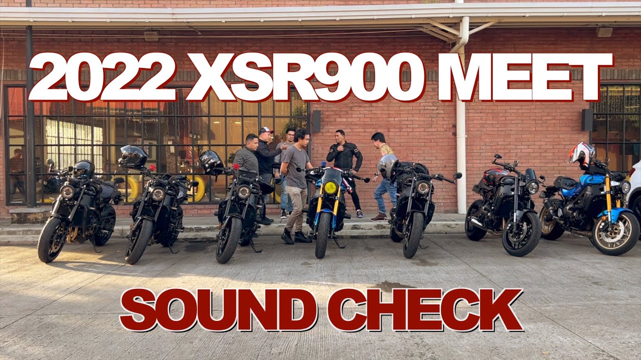 2022 XSR900 MEET - SOUND CHECK