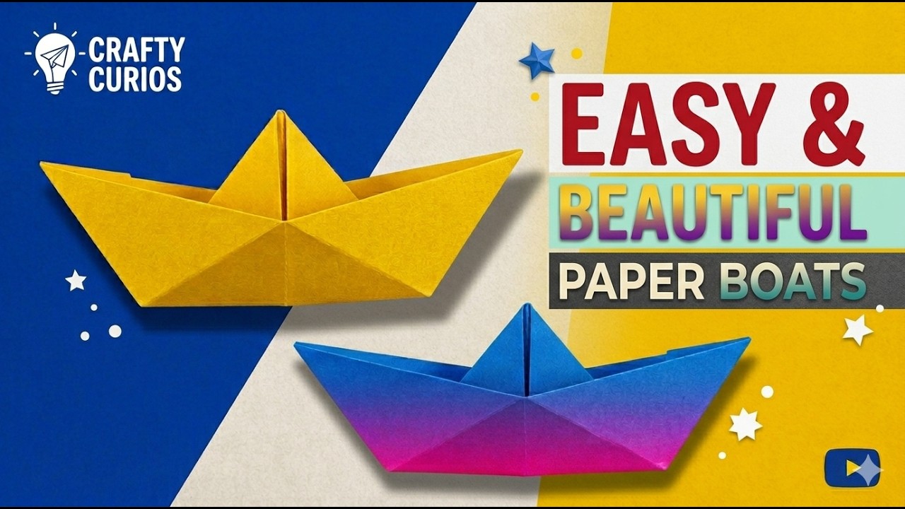 🎯 Best Paper Boat Trick| easy Origami