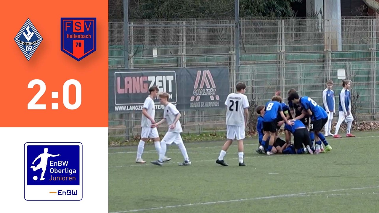 EnBW-Oberliga - C-Junioren: SV Waldhof Mannheim - FSV Hollenbach 2025/26