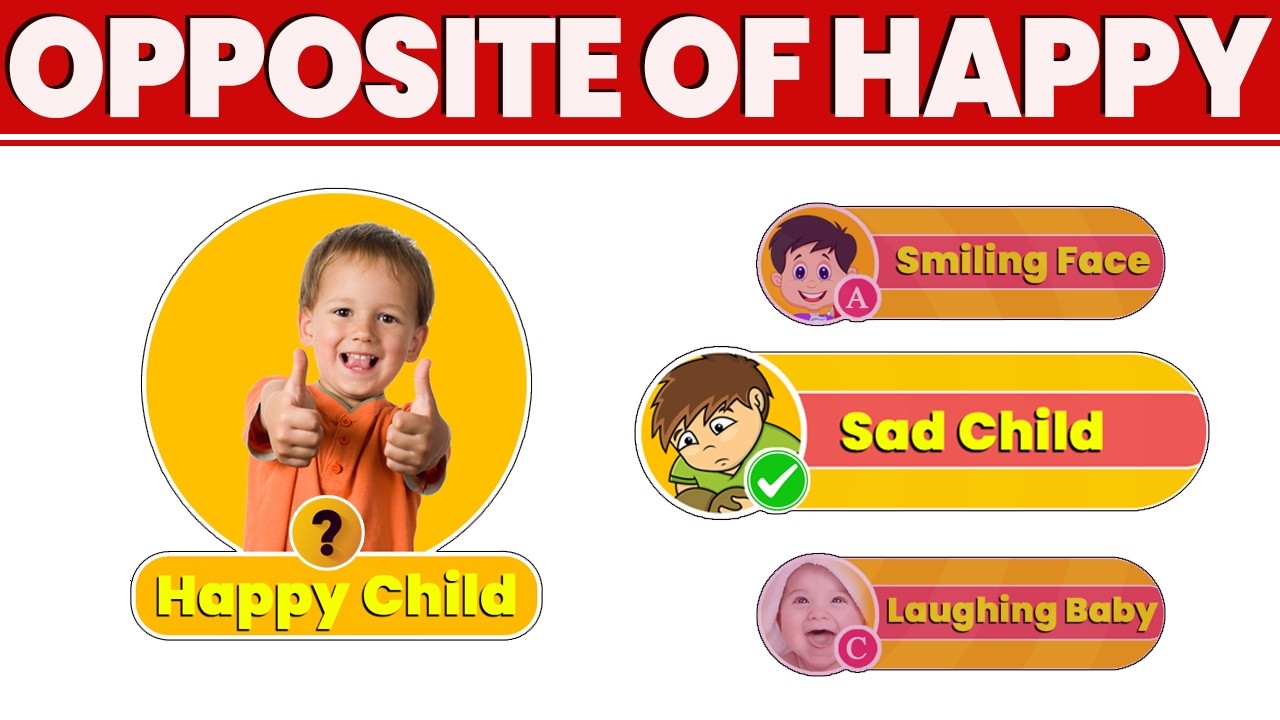Opposite Words Quiz for Kids | Learn Opposites Easy & Fun