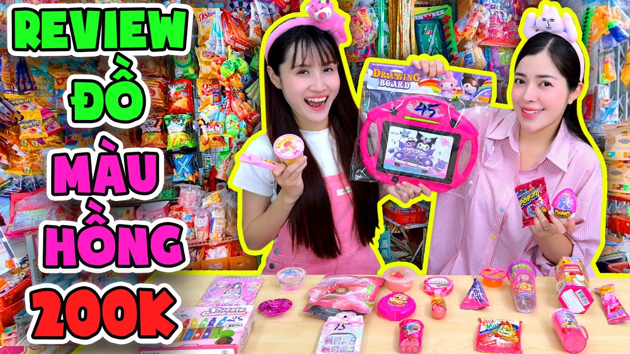Review Bánh Kẹo Màu Hồng Trước Cổng Trường I Linh Vyy Official