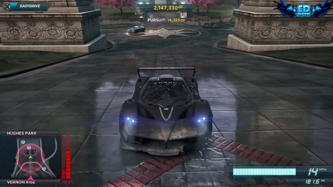 Pagani Zonda R Police Chase Most Wanted 2012 Ultimate Speed DLC