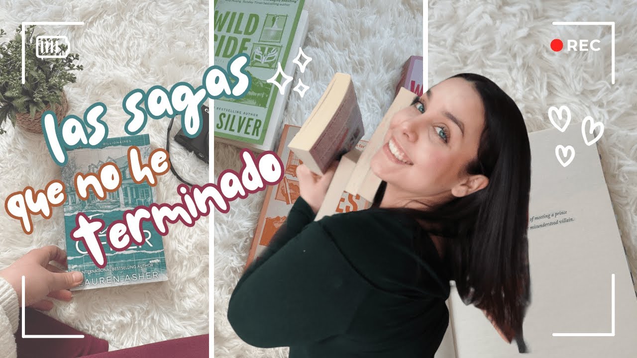 SAGAS que he EMPEZADO pero no TERMINADO 🤍📚🌙