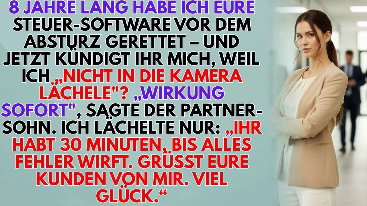 Gekündigt Weil Ich Nicht Lächelte – Dann Legte Ich Die Steuer-Software Lahm