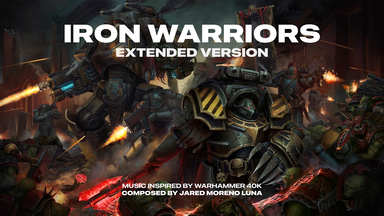 Iron Warriors | 1 Hour of Warhammer 40,000 Ambience | Iron Within, Iron Without