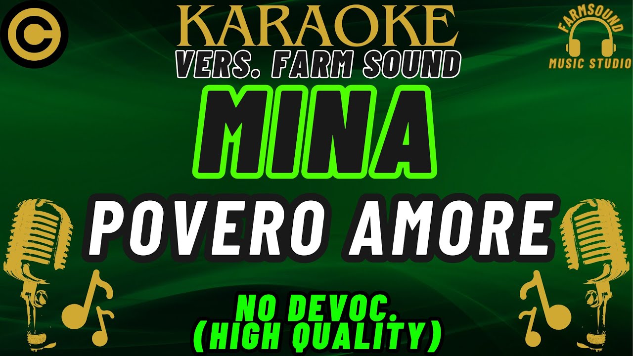 Mina - Povero Amore - Karaoke FarM SounD 