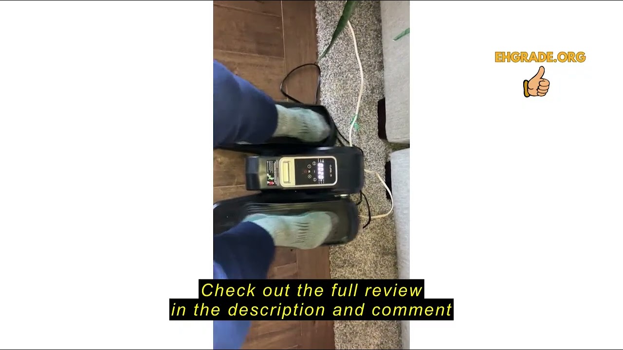 Review CURSOR FITNESS Under Desk Elliptical Machine, Electric Seated Pedal Exerciser, Mini Ellipse L
