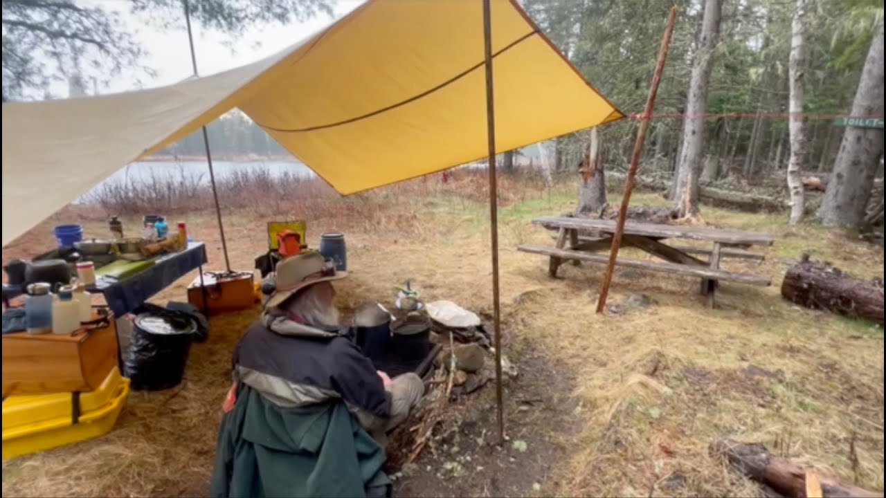 A Comfy Camp in the Rain