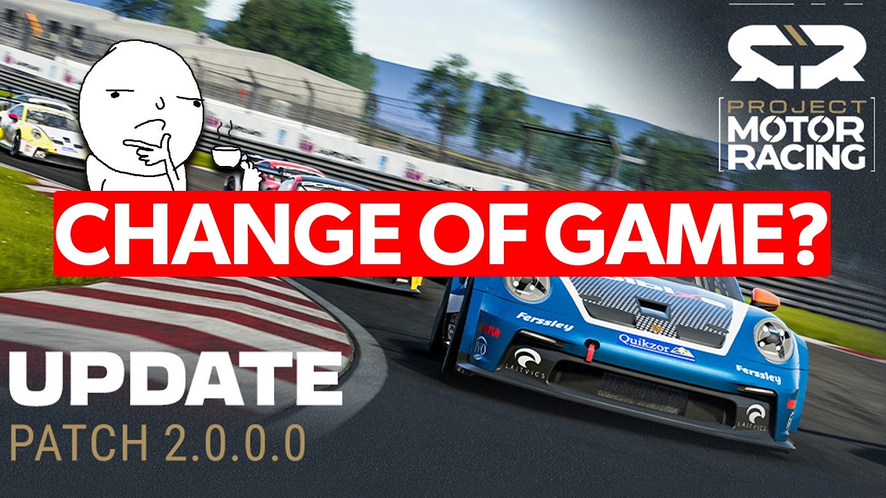 Change Gaming Project Motor Racing 2.0 update?