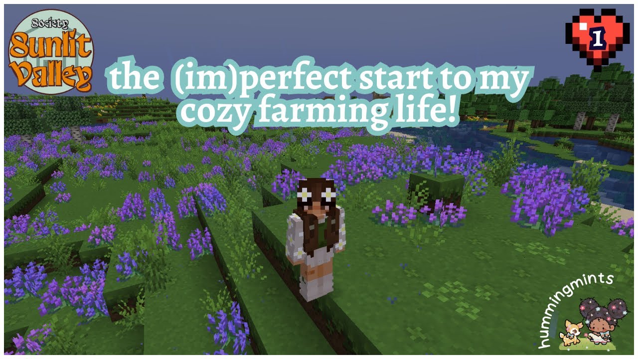 🌷💗 Longplay! Cozy Farming in Minecraft (Sunlit Valley Episode 1)