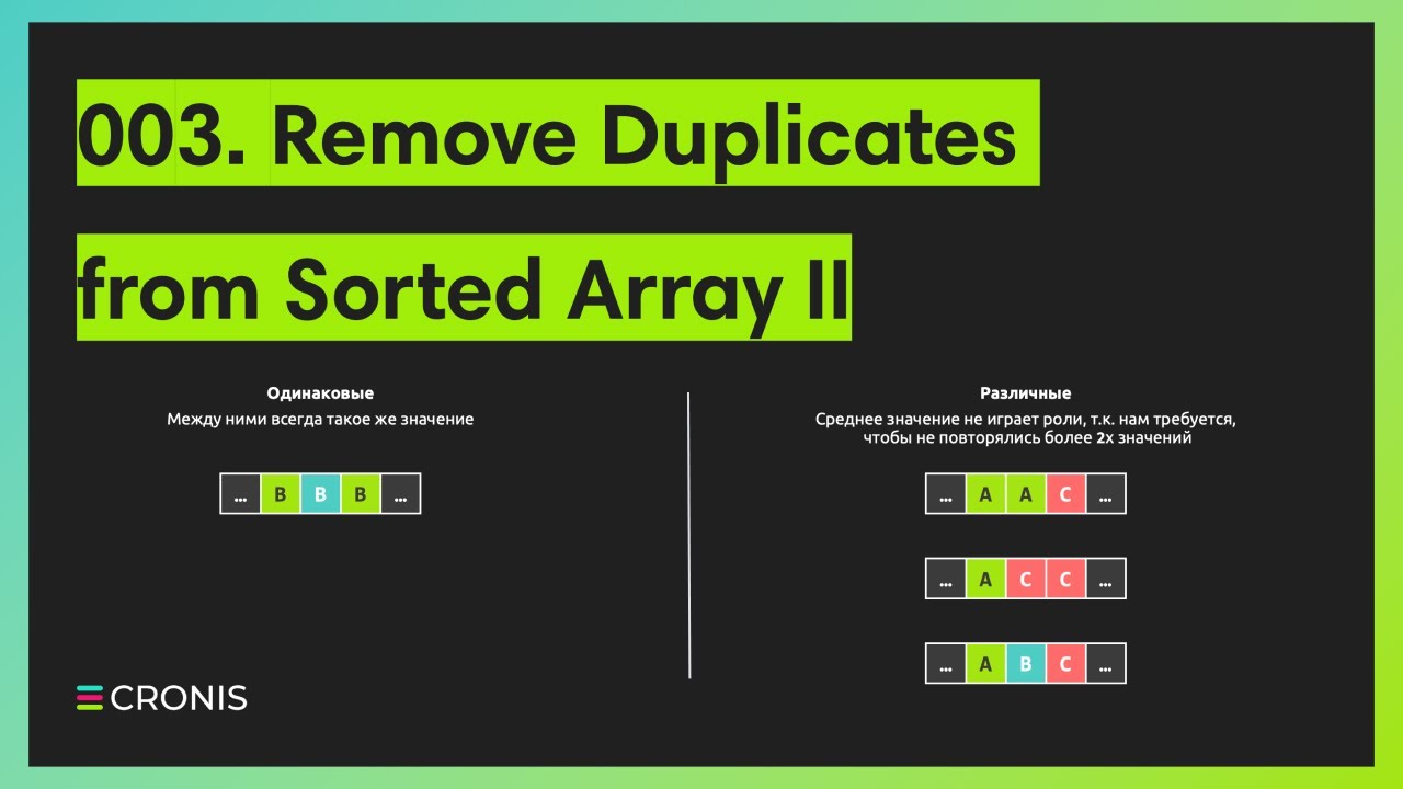 003. Remove Duplicates from Sorted Array II