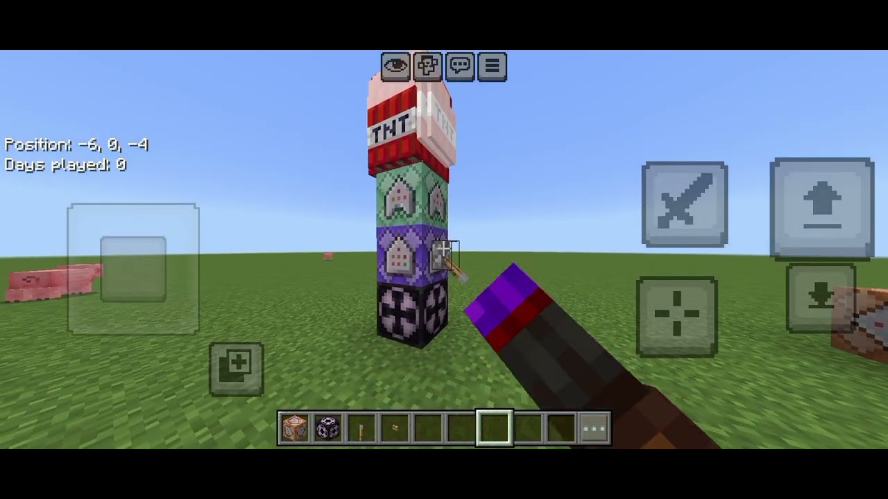 Minecraft orbital strike Cannon V2 