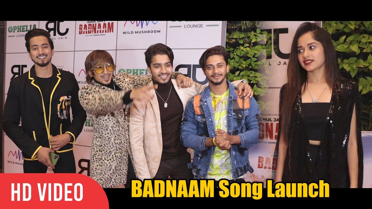 Jannat Zubair and Faisu at Adnan Shaikh's BADNAAM Song Launch | FULL VIDEO
