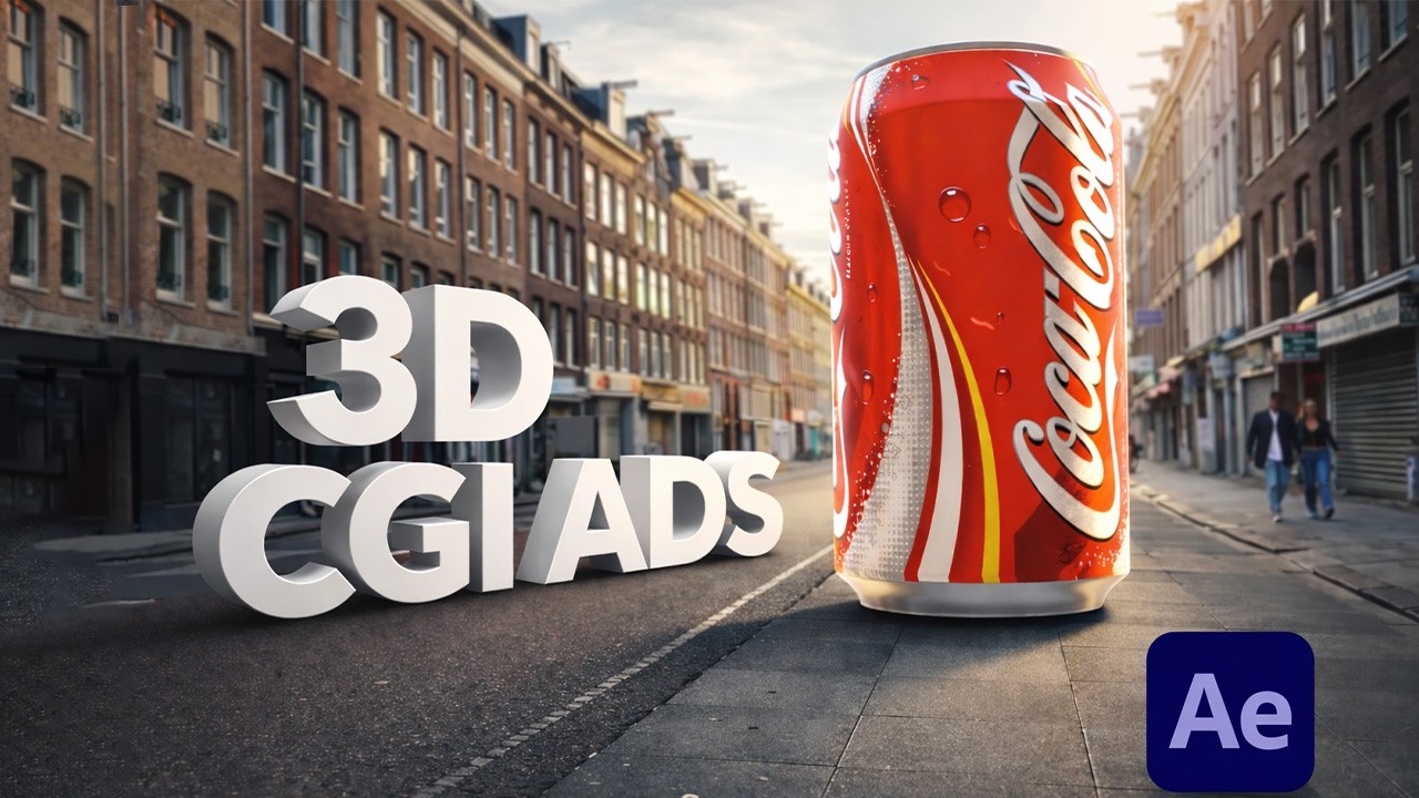 3D CGI Ads in Adobe After Effects | NO Plugins | Advanced 3D Product Animation Tutorial