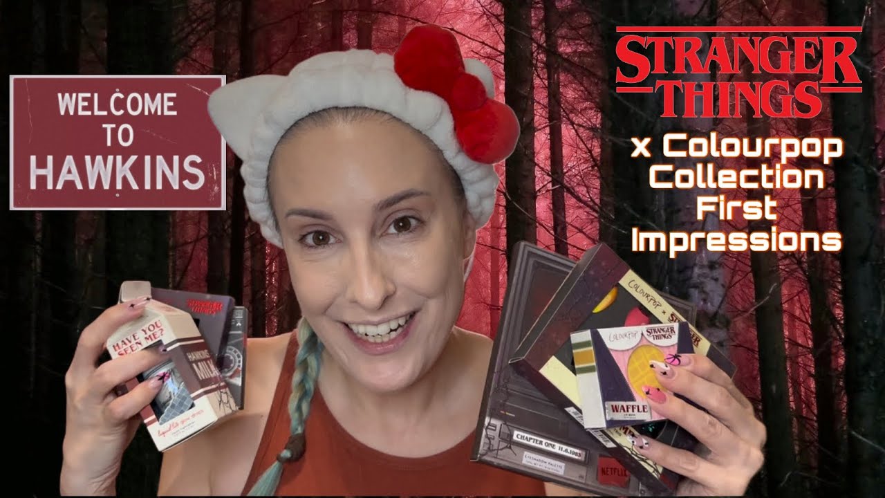 Colourpop x Stranger Things Collection First Impressions!