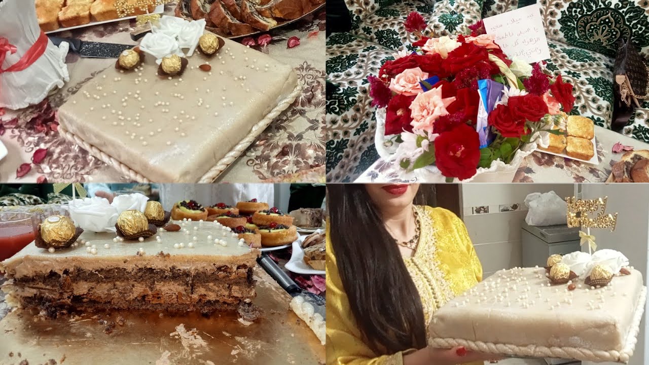 طورطة عيد ميلاد ولا في الاحلام سهلة وراااائعة عمرك تشريها مزال gâteux ganache montée