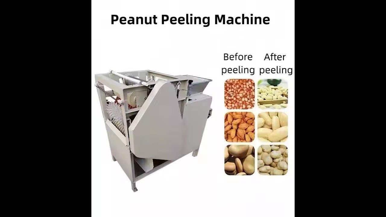 Automatic Cowpea Chickpea Almond Skin Removing Sheller Dehulling Machine Peeling Machine Peeler