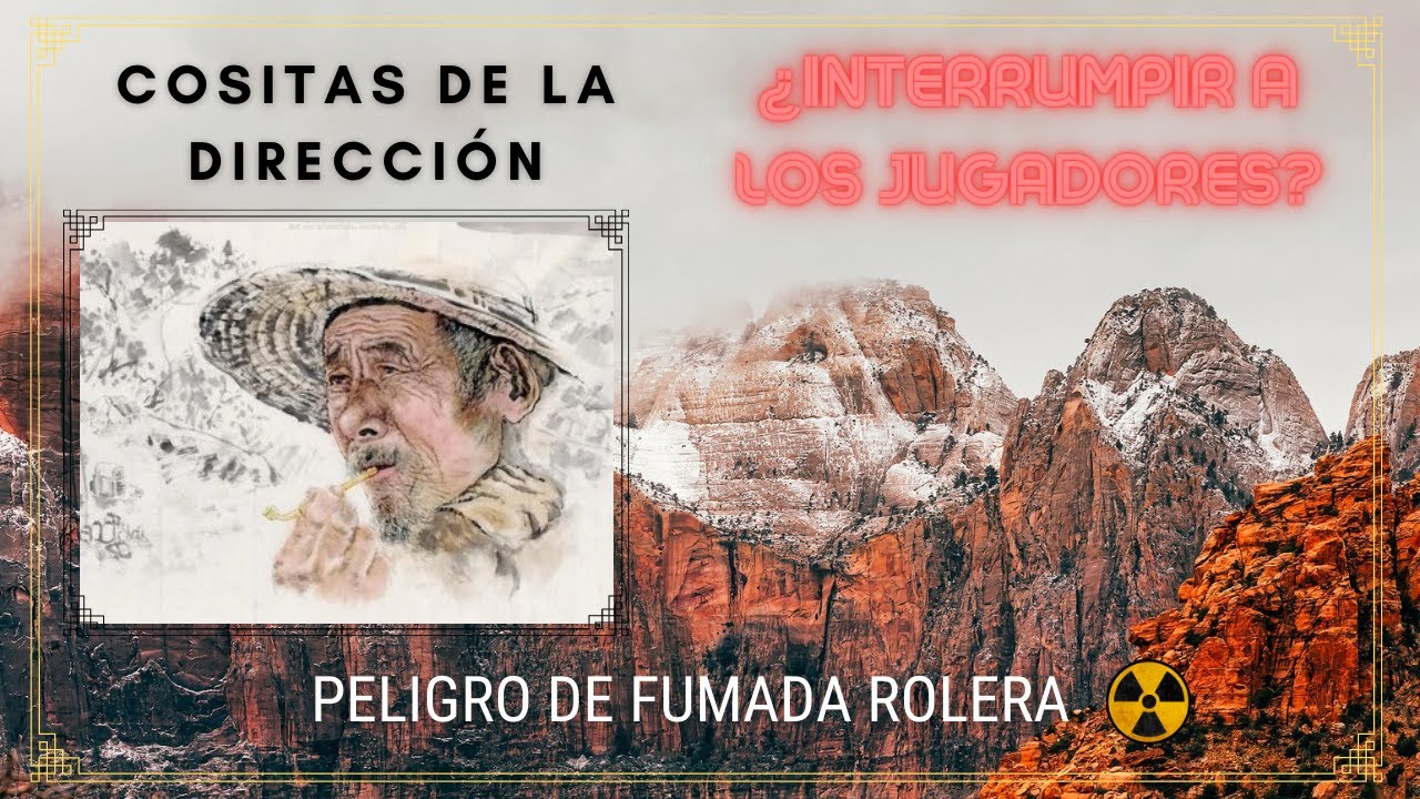Dirigir partidas de rol: la reacción narrativa ¿interrumpir a los jugadores o no hacerlo?