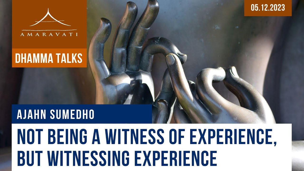 Not Being a Witness of Experience but Witnessing Experience | Ajahn Sumedho | 05.12.2023