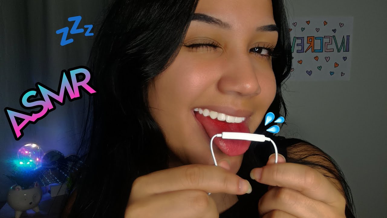 ASMR- MICROFONE NA  BOCA , sons de boca intenso / MIC NIBBLING Intense mouth sounds