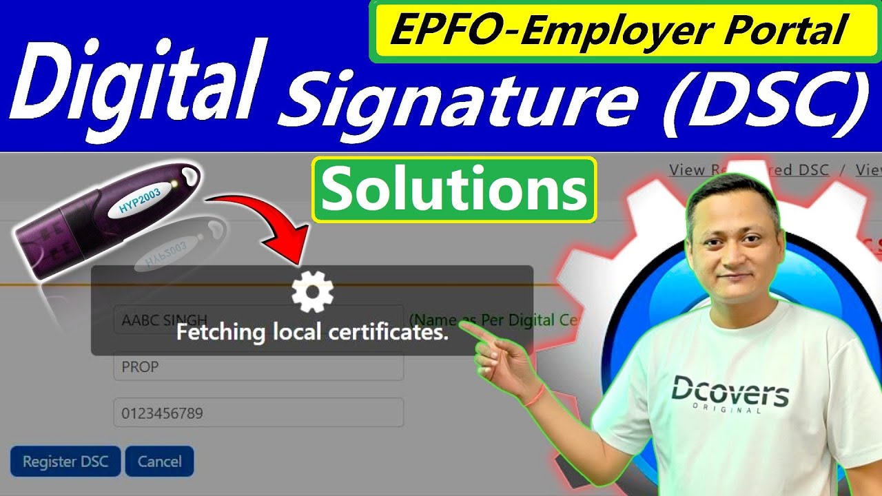 EPFO Fetching Local Certificates | How to Install JAVA For EPFO Digital Signature | #dsc_guru2023