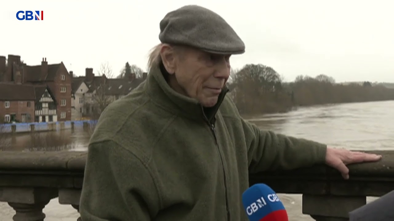 River Severn flooding: Columb Howell, who remembers the flood of 1947, speaks to GB News in Bewdley