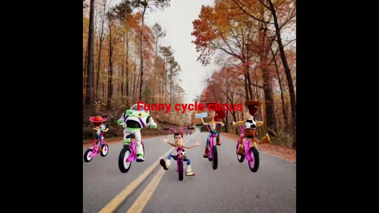 Funny cycle circus