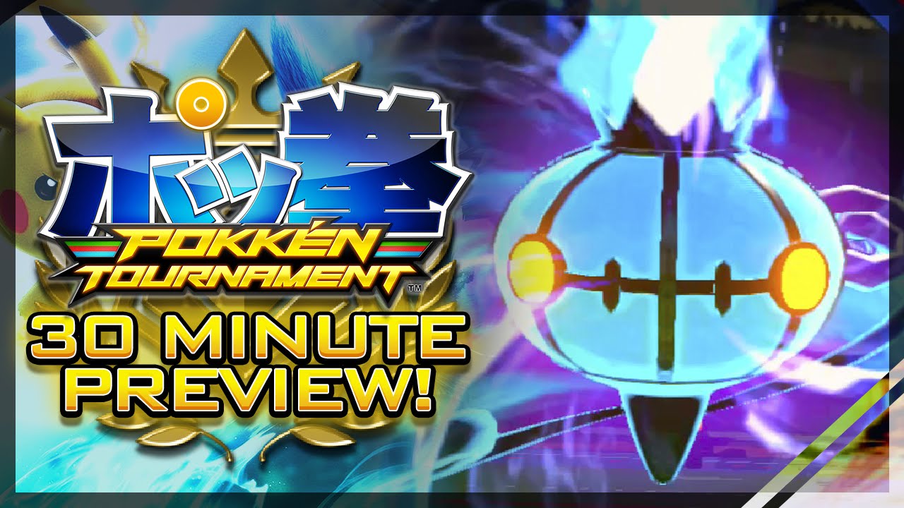 Pokken Tournament Wii U: 2-Player Preview! - Chandelure Gameplay (LIVESTREAM)