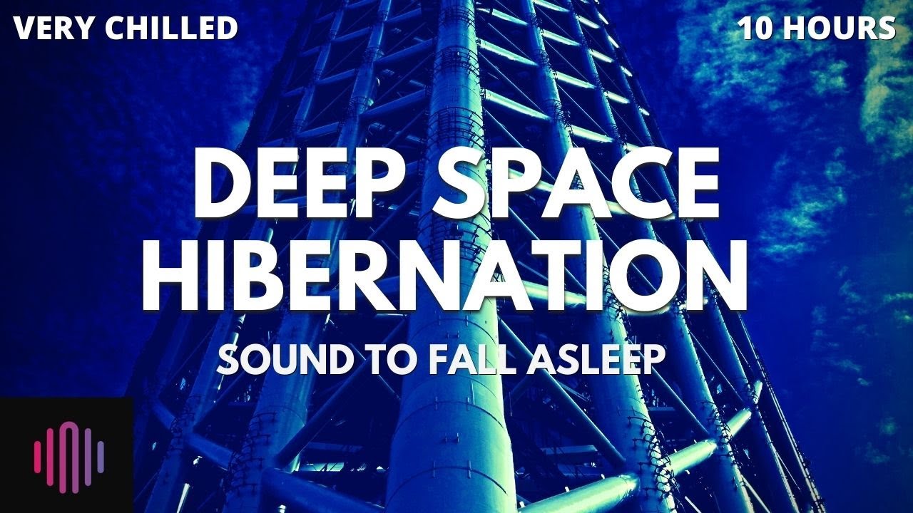 Sleep sound with black screen  / 10 hours deep space hibernation sound to fall asleep