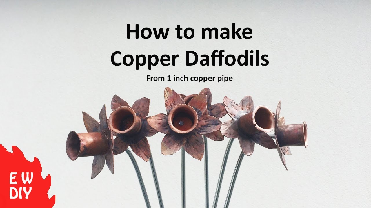 How to make Copper Daffodils DIY