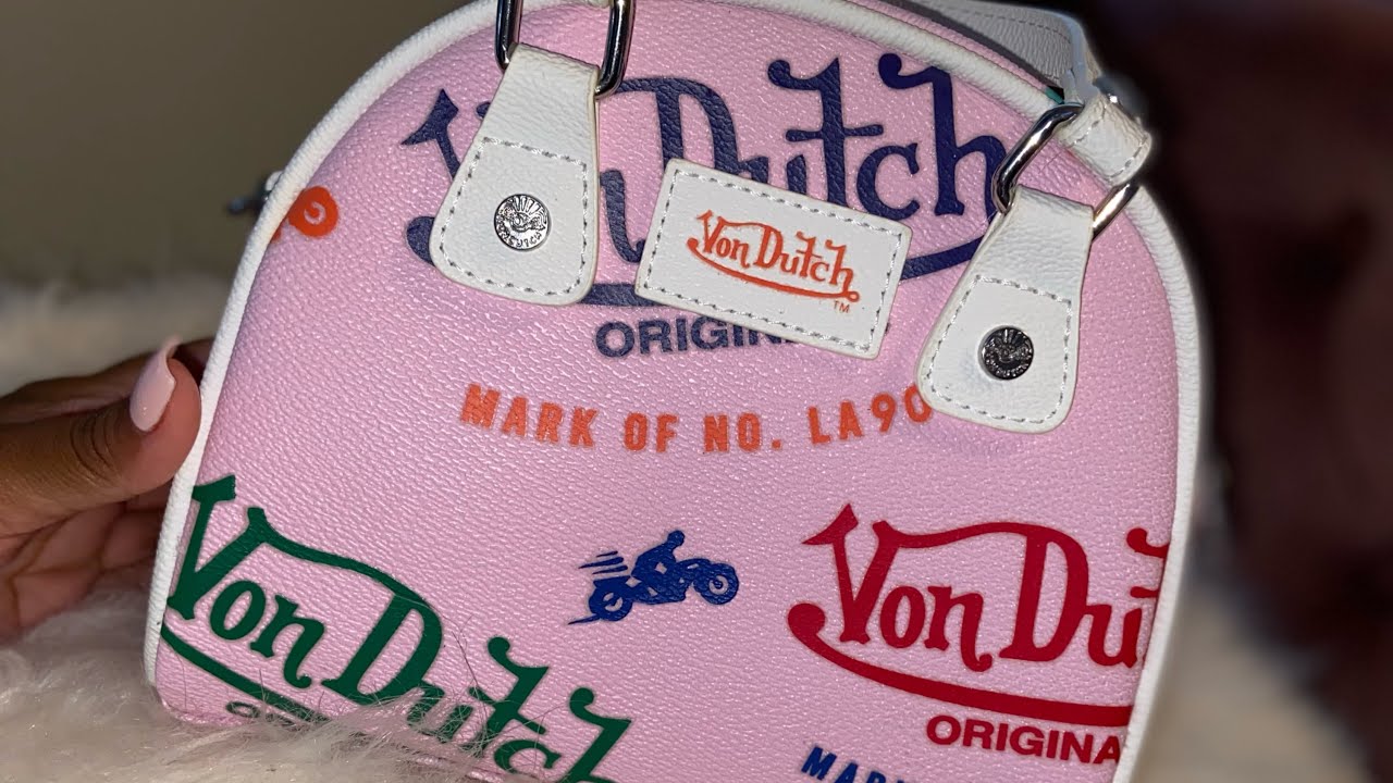 Von Dutch Purse Unboxing/Review + What Fits | Bowling Bag Small Pink | Kera Nichelle