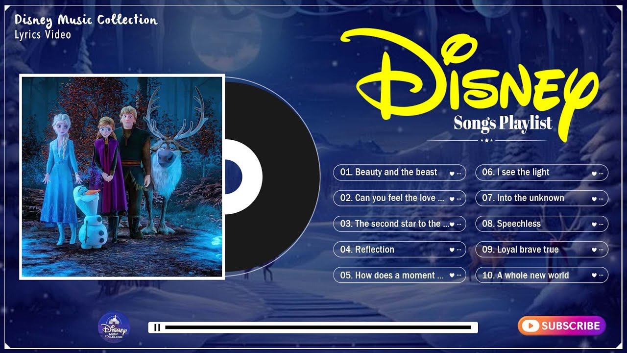 Best Disney Princess Songs 🌵 Romantic Disney Songs Compilation 🌵 Disney Songs Playlist