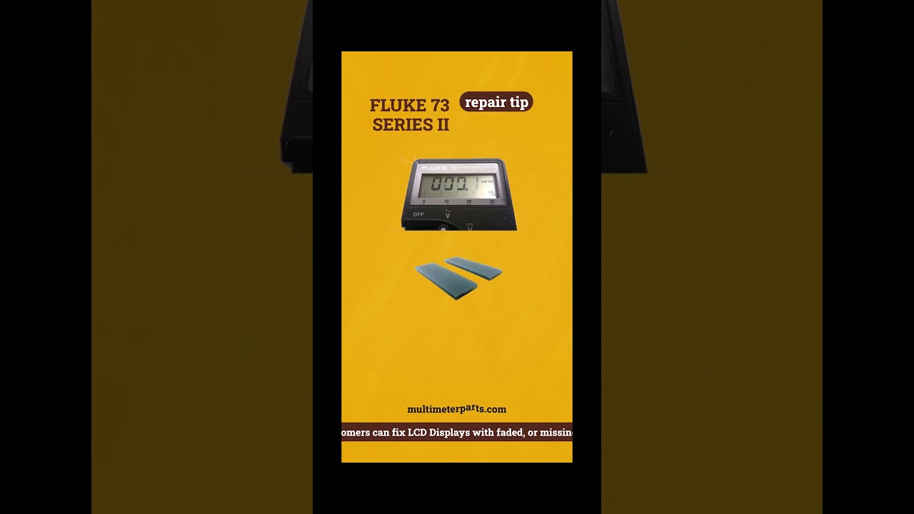 Fluke 73 Series II- Display Missing Digits
