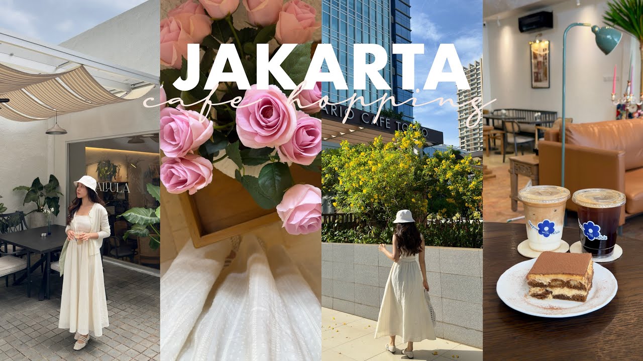 Jakarta cafe tour (Jatinegara market stroll, local food & dessert finds) 