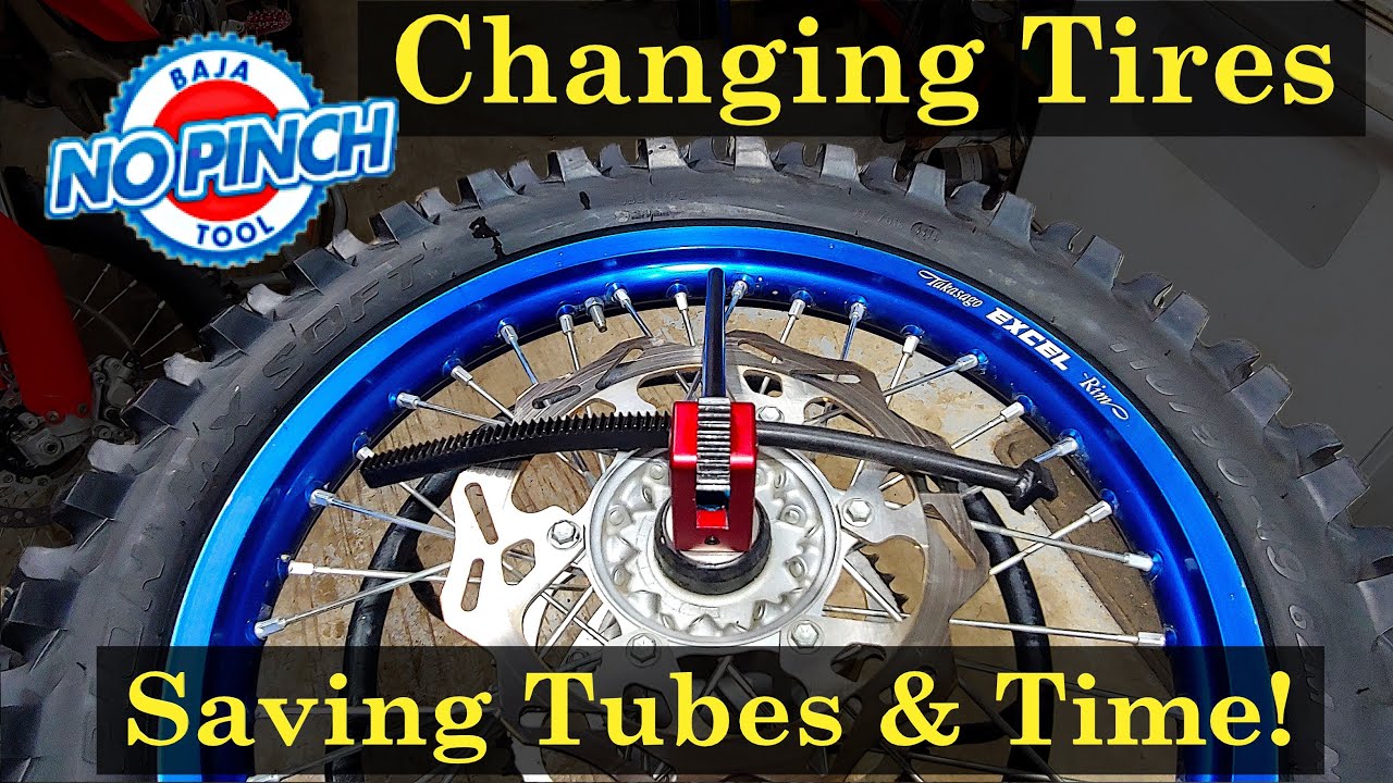 The Tool That Makes Changing Dirt Bike Tires EASY || Baja No Pinch Tool