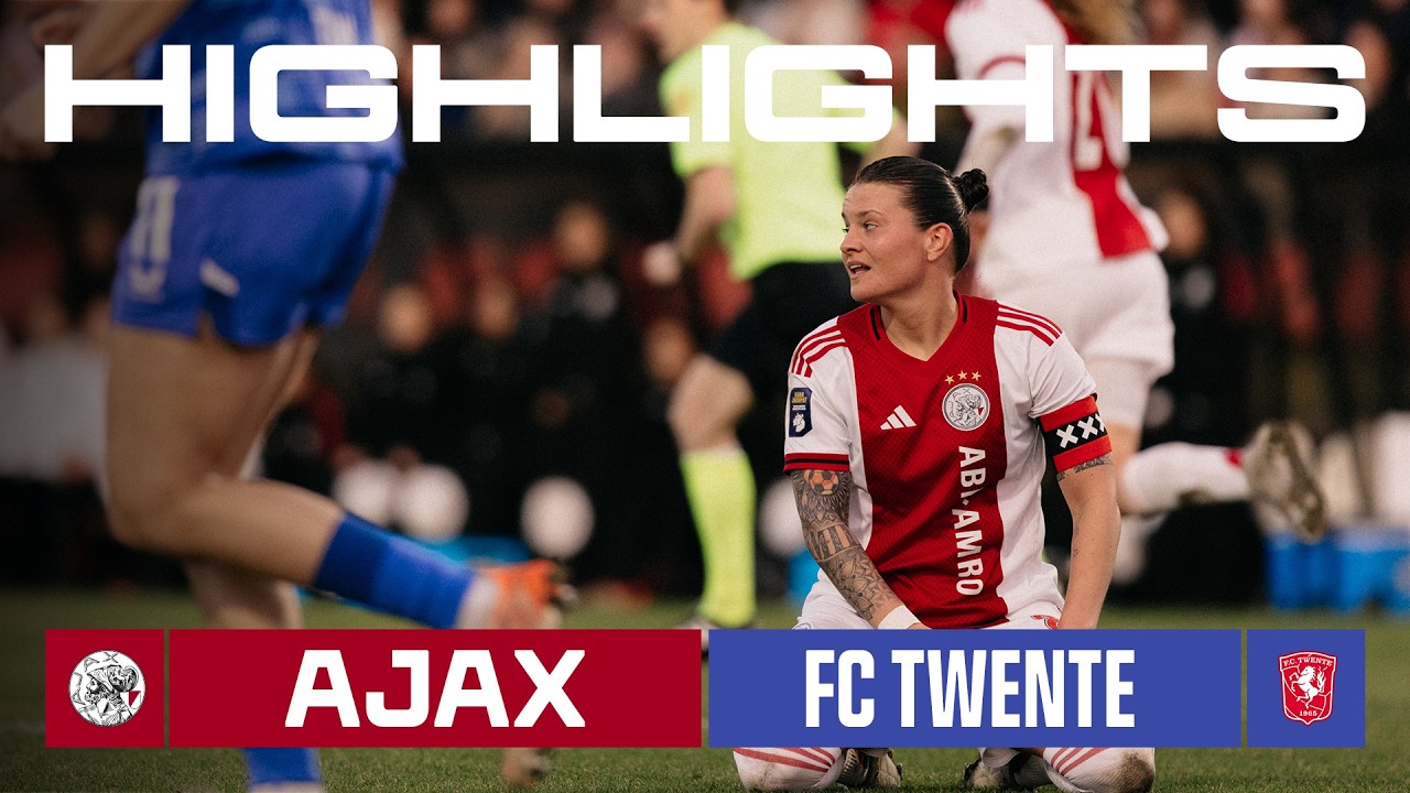 Highlights Ajax Vrouwen - FC Twente | Vrouwen Eredivisie