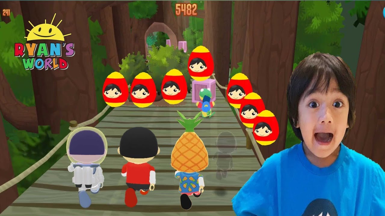 Tag with Ryan - Pineapple Ryan 🆚 Stealth Ninja Ryan 🆚 Robobolt robo ryan ! 