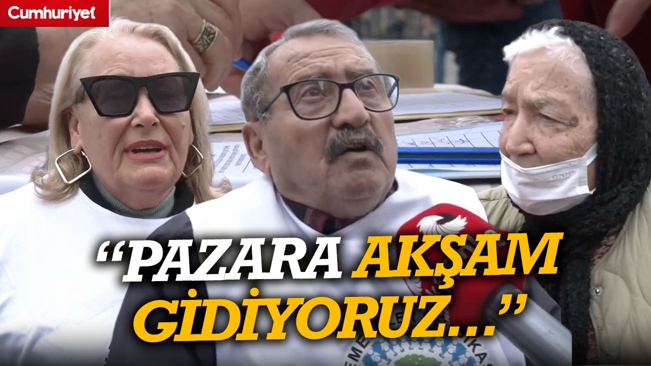Emeklilerden imza kampanyası... 
