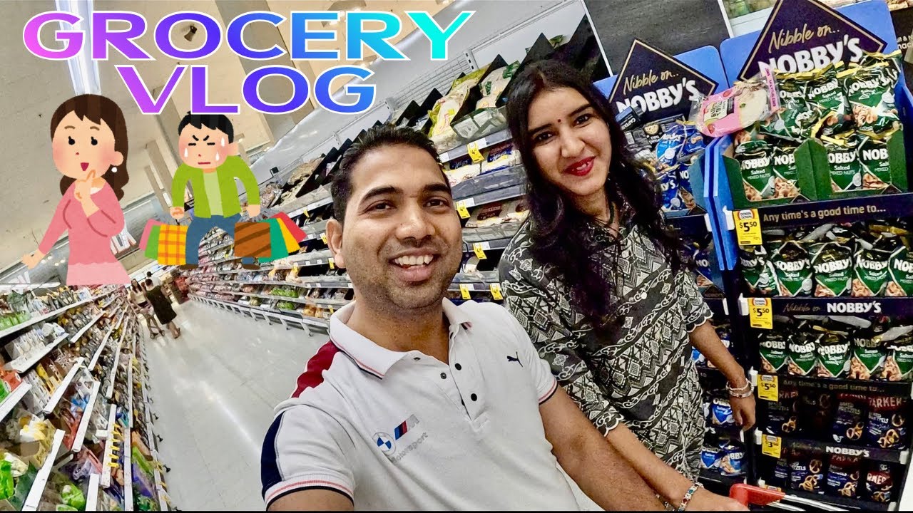 How Expensive is Grocery in Australia? 🇦🇺 | Indian Couple Vlog.
