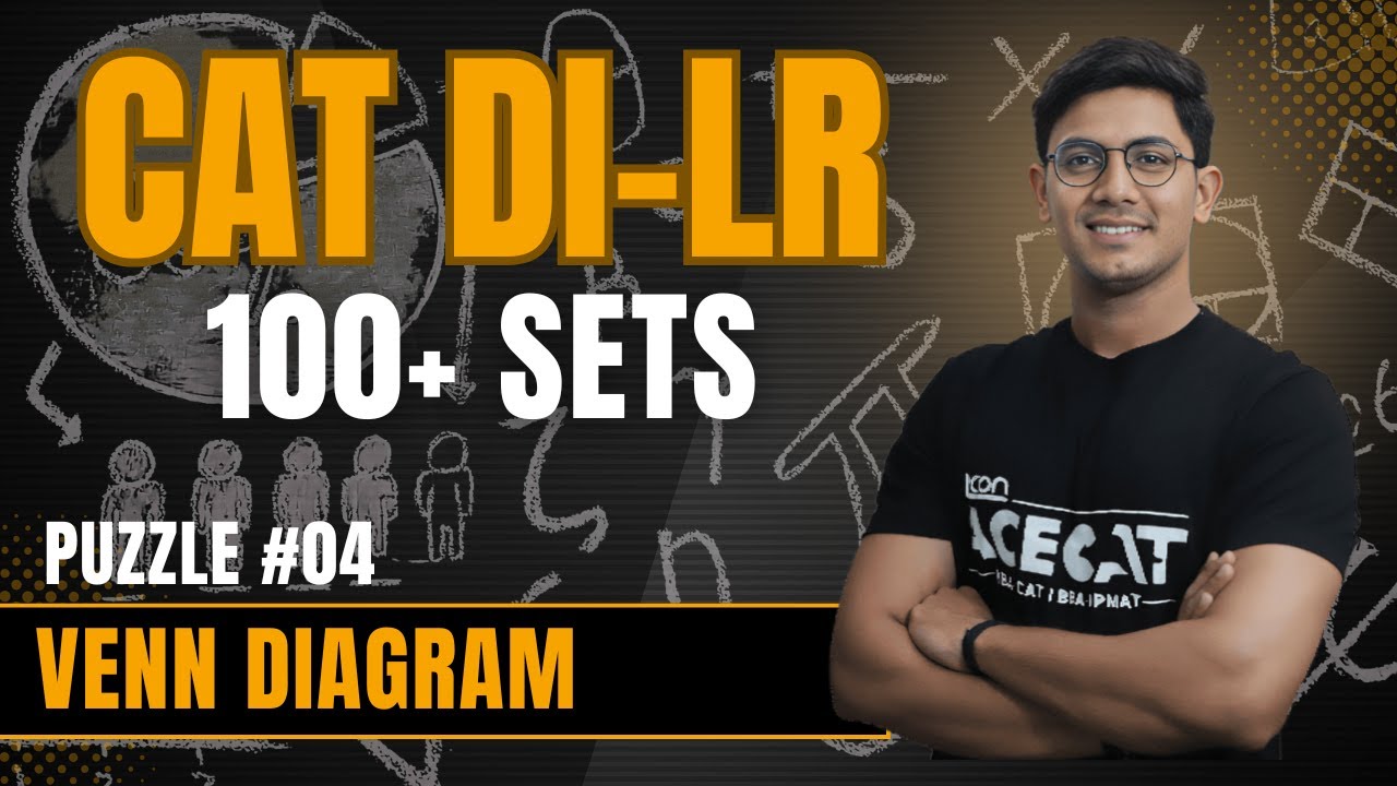 CAT 2025: 100+ DILR Sets | Venn Diagram - 01 | CAT 2025 DILR Preparation