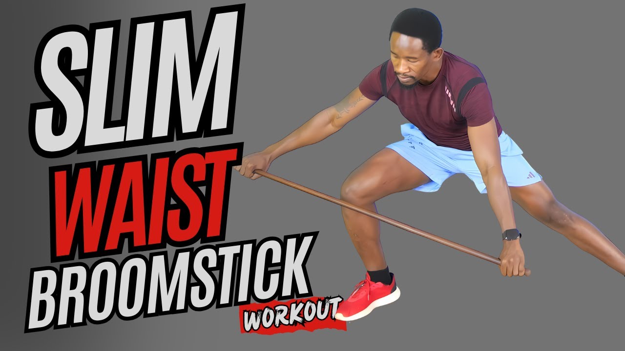 SLIM Your Waist in 20 Minutes with THIS Broomstick Workout At Home