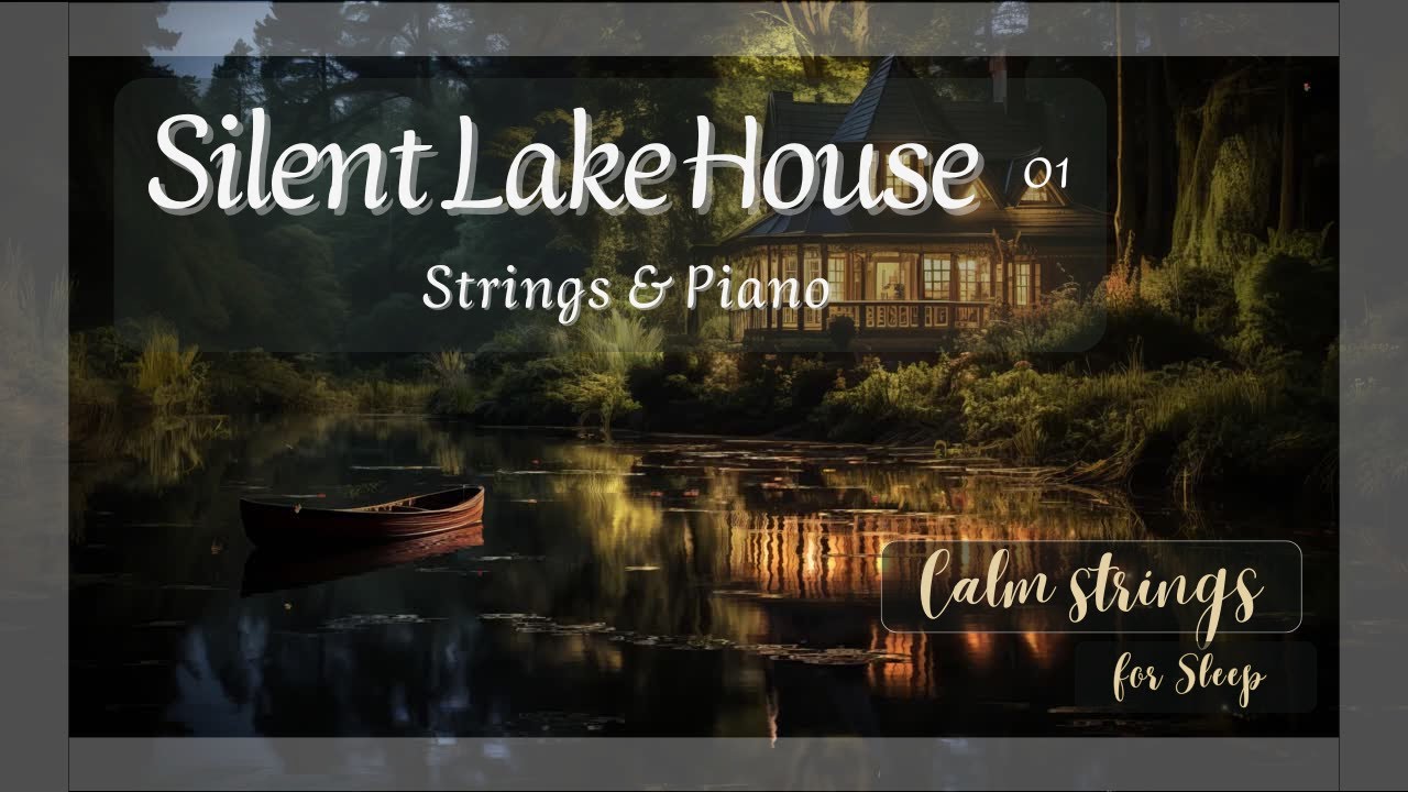 Silent Lake House 01 | Strings & Piano for Deep Sleep | Calm Strings