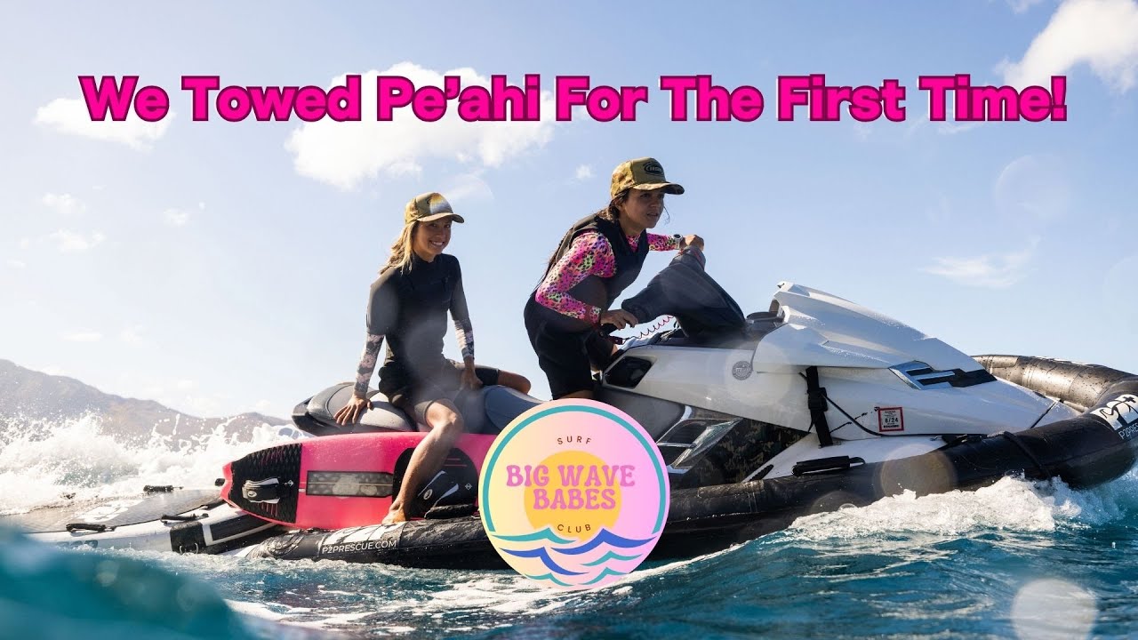 Our First Time Towing Pe'ahi!