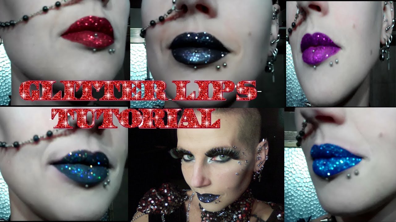 Glitter Lips Tutorial | Madame Absinthe