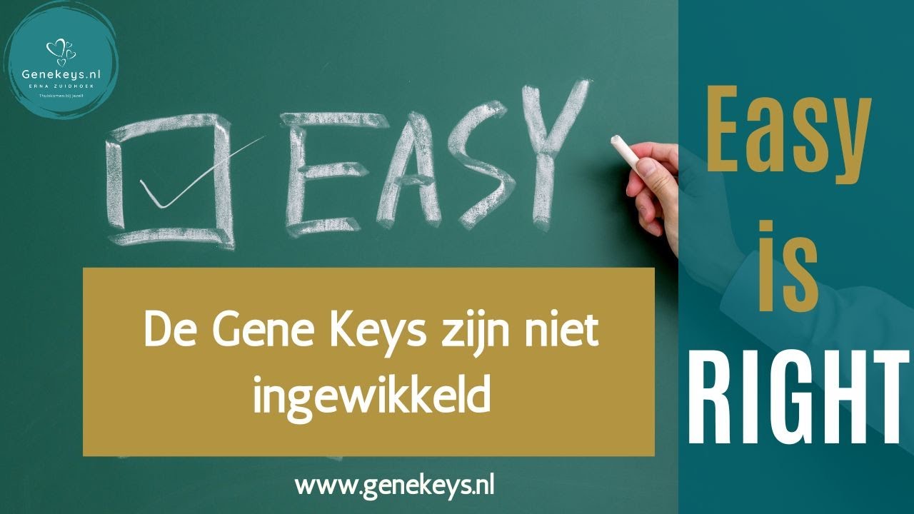 Dit is hoe je begint met de Gene Keys. It's easy!