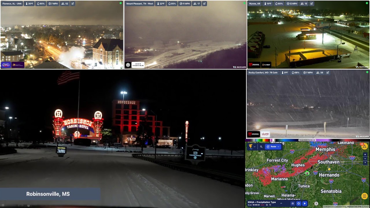 LIVE Midsouth Ice Storm!