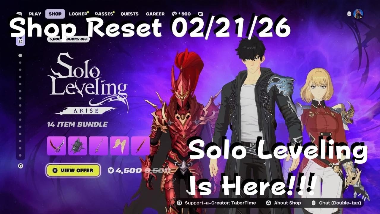 #SoloLeveling X #Fortnite IS HERE!!